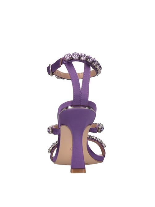 Sandali in raso e applicazioni ALMA EN PENA | V23242 SATINVIOLA